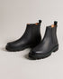 WRIGHTS-Boots-Elevate your footwear game with our timeless WRIGHTS boots, a perfect fusion of classic style and contemporary flair. Crafted from top grain leather, their round toe design offers a versatile and comfortable fit, while the elasticated ankle panel ensures a snug fit. Chelsea boots Top grain leather Round toe Chunky sole Elasticated ankle panel Heel pull tab- Ted Baker Romania